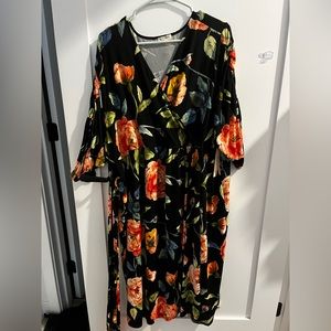 Women’s Black Floral Dress